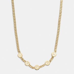 Coach Enamel Necklace